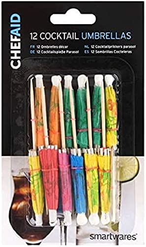 Chef Aid Ombrelles Cocktail Lot de 12 Pics Parasol Colorés... - Garden & Outdoor Amazon France à 2.99€