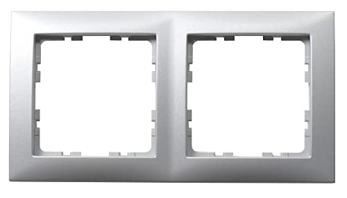 Berker – Cornice 2 moduli S1 alluminio ref. 6511020002 - Maison & Cuisine Amazon Italie à 2.72€
