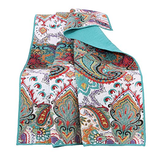 Greenland Home Nirvana 100% Cotton Quilted Throw Blanket... - Maison & Cuisine en promo à 18.75€