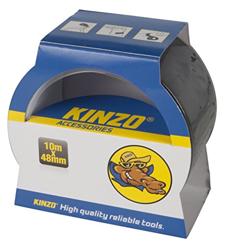 Kinzo Verpackungsklebeband 10 m x 48 mm, 1 Stück, schwarz... - Amazon Allemagne à 1.75€
