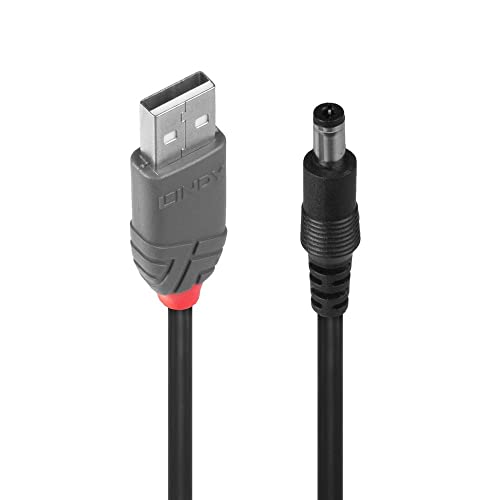 LINDY 70268 Adapterkabel USB A St - DC 5,5/2,1mm St, schwarz - High-Tech & Électronique en promo à 3.79€