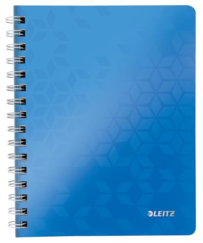 Leitz, Cahier à spirales A5 PP quadrillé, 160 pages 80g/m²... - Bricolage & Outils en promo à 4.80€