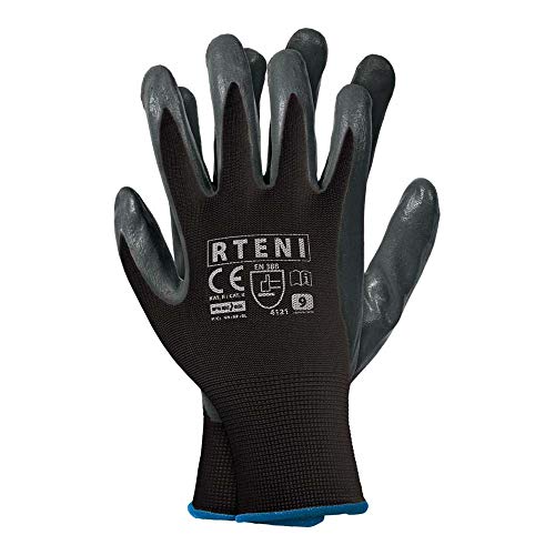 Reis Rteni_Bs10 Schutzhandschuhe, Schwarz-Grau, 10 Größe... - Mode & Vêtements en promo à 0.83€