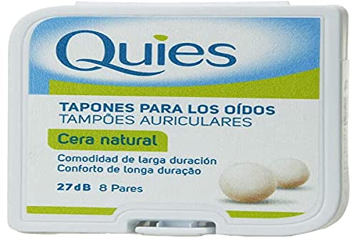QUIES Bouchons d'Oreille 100 g en promo à 4,26€ (-56%) sur Amazon FR