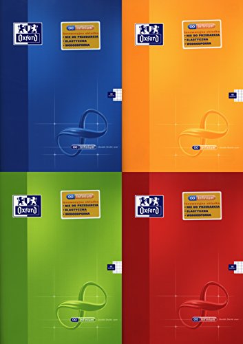 Zeszyt A4 Oxford w kratke 60 kartek Infinium mix kolorów - Fournitures Bureau Amazon Allemagne à 4.57€