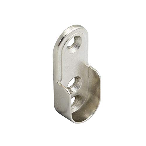 Soporte Lateral Barra Oval Niquel 15x22 mm. - Amazon Espagne à 1.16€