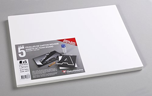 Clairefontaine - Ref 193667C - Foam Board (Pack of 5... - Home & Kitchen Amazon UK à 9.78€