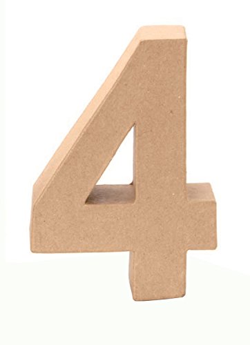 Glorex GmbH GLOREX Chiffre 5 en carton, naturel - Auto & Moto Amazon France à 4.95€