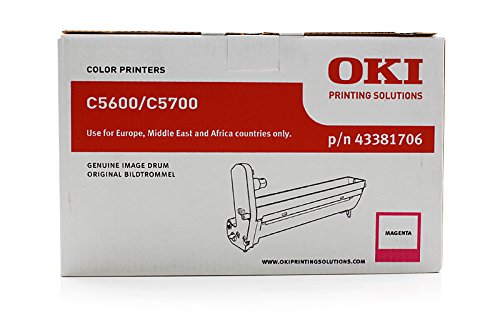 Drum unit Original OKI 1x Magenta 43381706 / C5600 for OKI... - Fournitures Bureau Amazon Espagne à 36.40€