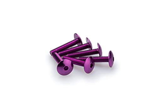 Puig 3995L Blister 6 Screws, Rounded, M6, 30 mm, Purple - Bricolage & Outils Amazon Royaume-Uni à 6.24€