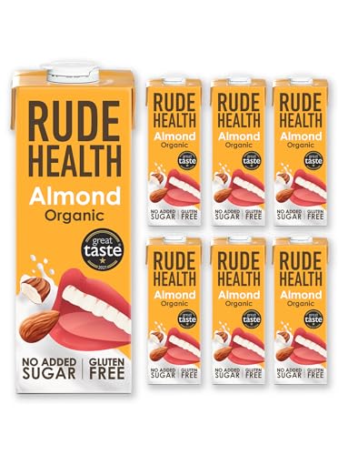 Rude Health 6 x 1 Litre Organic Almond Dairy-Alt Milk, 100%... - Maison & Cuisine Amazon Royaume-Uni à 9.00€