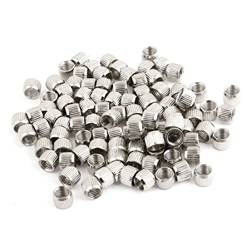 100 Stück Metall, silberfarben, 7 mm Innengewinde Muttern - Bricolage & Outils Amazon Allemagne à 5.53€