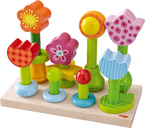 HABA 301551 - Jeu à enficher Jardin de Fleurs - Jeu de... - Jouets & Jeux Amazon France à 25.50€