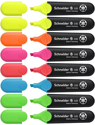 Schneider Job 150 surligneurs (en plastique recyclé) Lot de... - Bricolage & Outils Amazon France à 4.11€