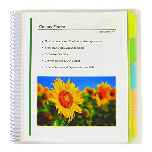 C-Line 10-Pocket Poly Portfolio with Write-on Tabs... - Amazon Royaume-Uni à 5.70€