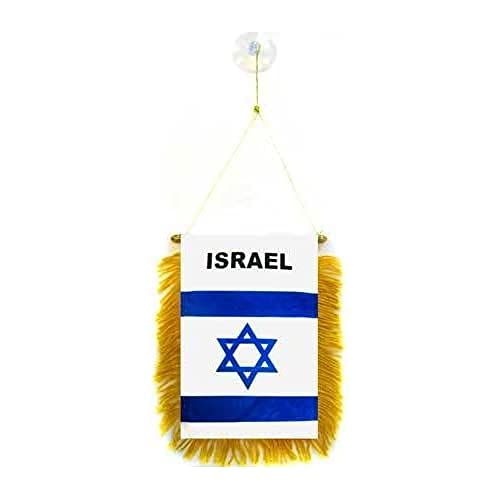AZ FLAG - Fanion Israël Pour Décoration Voiture Avec... - Home & Kitchen Amazon France à 4.96€