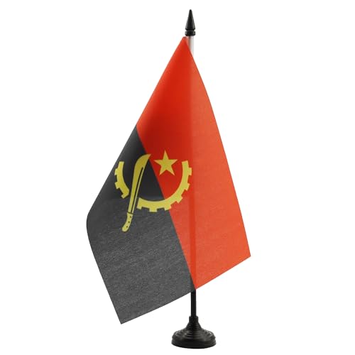 AZ FLAG - Drapeau De Table Angola 21x14 cm - Petit Drapeau... - Maison & Cuisine Amazon France à 4.95€
