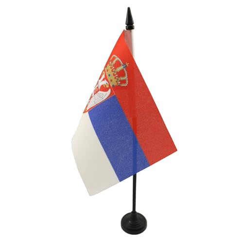 AZ FLAG - Drapeau De Table Serbie - 15x10 cm - Mini Drapeau... - Maison & Cuisine Amazon France à 4.75€