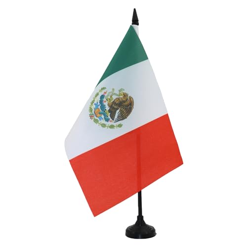 AZ FLAG - Drapeau De Table Mexique 21x14 cm - Petit Drapeau... - Maison & Cuisine Amazon France à 4.95€