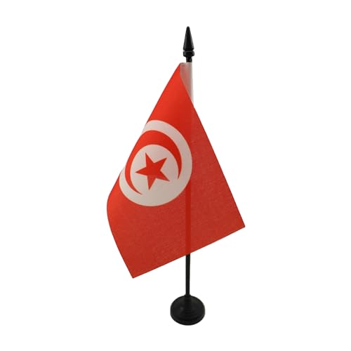 AZ FLAG - Drapeau De Table Tunisie - 15x10 cm - Mini... - Maison & Cuisine en promo à 4.75€