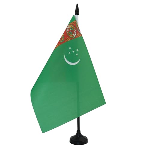 AZ FLAG - Drapeau De Table Turkménistan 21x14 cm - Petit... - Home & Kitchen Amazon France à 4.95€