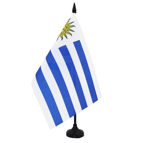 AZ FLAG - Drapeau De Table Uruguay 21x14 cm - Petit Drapeau... - Maison & Cuisine Amazon France à 4.95€