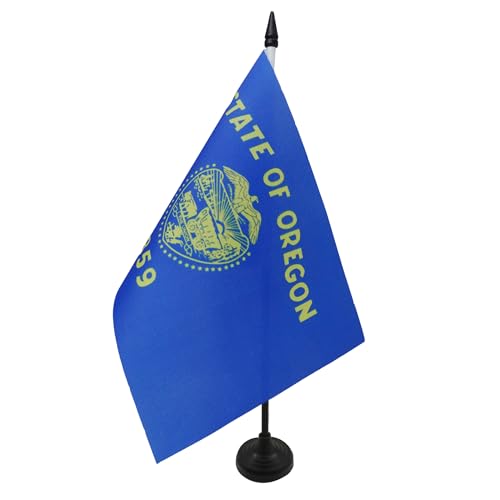 AZ FLAG - Drapeau De Table Oregon 21x14 cm - Petit Drapeau... - Maison & Cuisine Amazon France à 4.95€