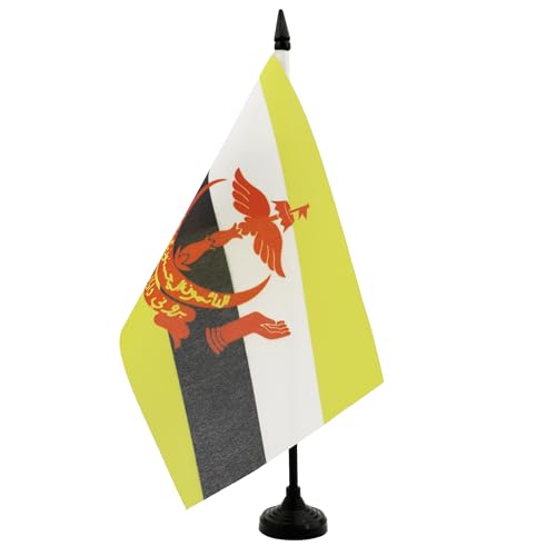 AZ FLAG - Drapeau De Table Brunei 21x14 cm - Petit Drapeau... - Maison & Cuisine en promo à 4.95€