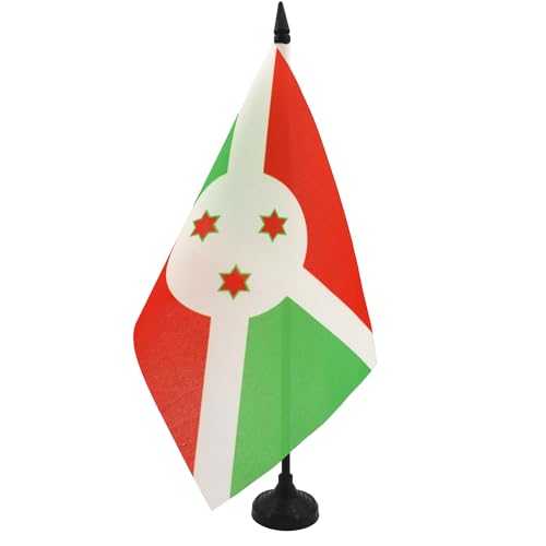 AZ FLAG - Drapeau De Table Burundi 21x14 cm - Petit Drapeau... - Home & Kitchen Amazon France à 4.95€