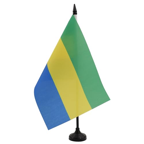 AZ FLAG - Drapeau De Table Gabon 21x14 cm - Petit Drapeau... - Home & Kitchen Amazon France à 4.95€
