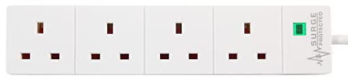 PRO ELEC PL09211 4 Gang Surge Protected Extension Lead... - Amazon Royaume-Uni à 12.70€