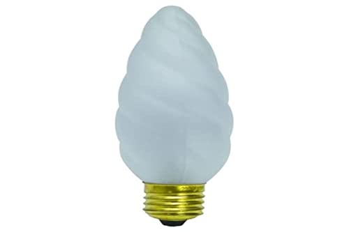 Leuci Ampoule en forme de bougie frisée, en verre dépoli... en promo à 6,98€ (-79%) sur Amazon FR