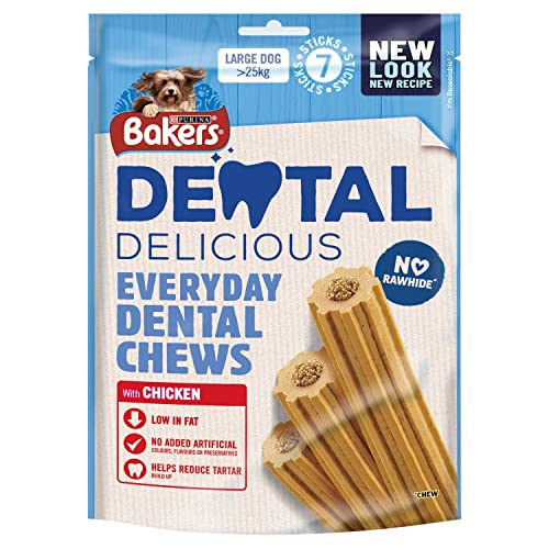 Bakers Dental Delicious Chicken for Large Dogs 270 g - Beauté & Parfums Amazon Royaume-Uni à 1.60€