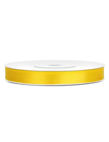 Generique - Ruban Satin Jaune 25 m - Loisirs Créatifs Amazon France à 1.29€