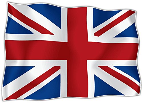 Autocollant Sticker Drapeau Anglais UK Union Jack Royaume... - Auto & Moto en promo à 2.35€