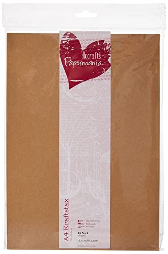 Papermania - Papel de estraza DIN A4 (280 g, 25 Unidades) - Amazon Espagne à 8.95€