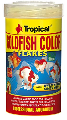 Tropical Goldfish Color Farbverstärkendes Flockenfutter... - Animalerie Amazon Allemagne à 9.07€