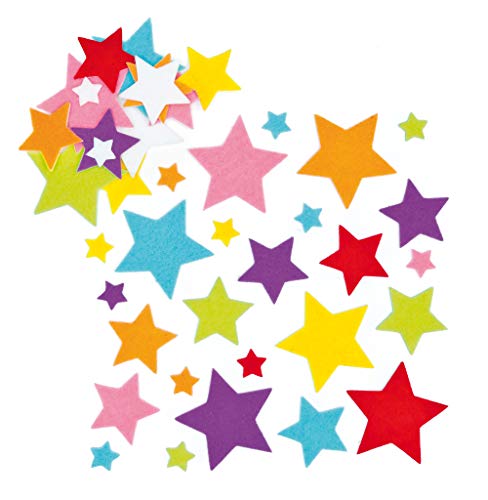 Baker Ross Autocollants étoile en Feutrine(Paquet de 144)... - Jouets & Jeux Amazon France à 9.00€