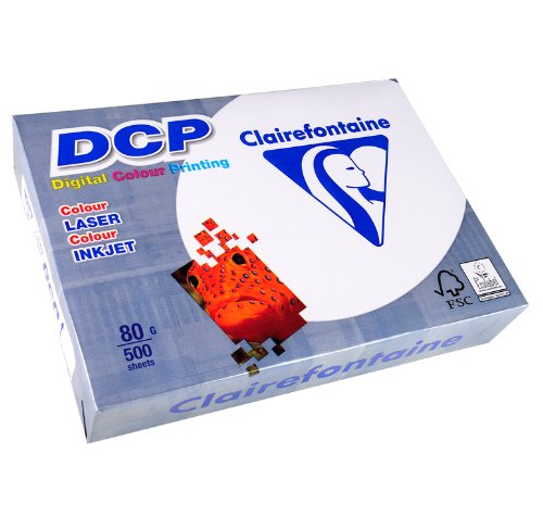 Clairefontaine Kopierpapier DCP A4 weiß 80g 170Blatt wß - Fournitures Bureau Amazon Allemagne à 24.42€