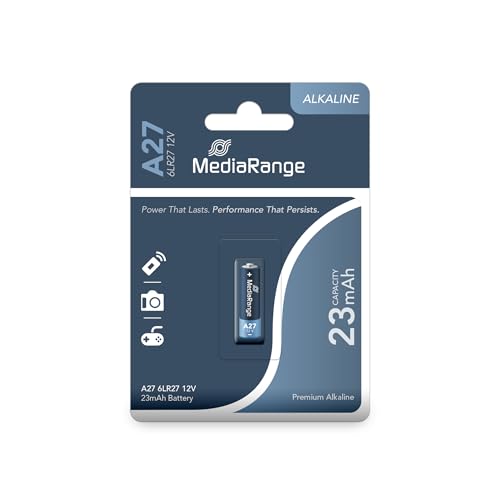 MediaRange Premium Alkaline Batterie, A27 I 6LR27 I 12V... - Sports & Fitness en promo à 0.82€