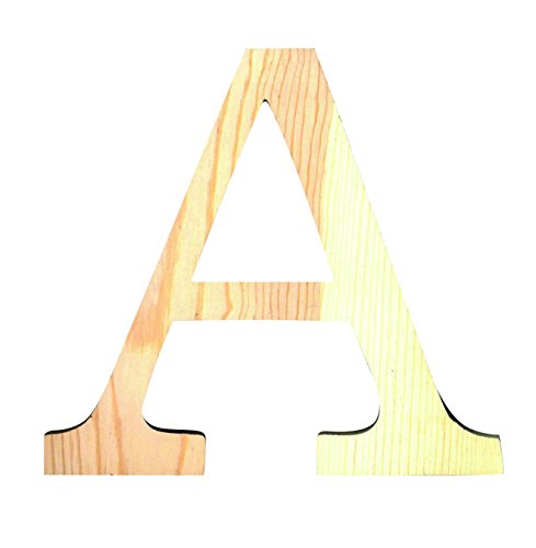 Artemio 11,5 cm Bois Lettre A en majuscules, de couleur... - Loisirs Créatifs Amazon France à 1.90€
