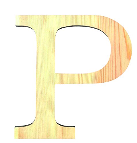 Artemio 11,5 cm Bois Lettre P en majuscules, de couleur... en promo à 2,03€ (-54%) sur Amazon FR
