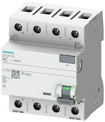 Siemens SENTRON Differential Switch – 5SV 70 mm Class – A 4... - Maison & Cuisine Amazon Royaume-Uni à 56.14€
