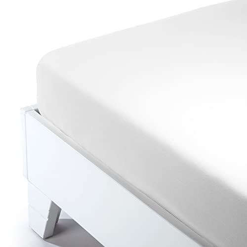 Caleffi Teinte Unie en Flanelle - Drap Bas, Blanc, pour lit... en promo à 25,23€ (-38%) sur Amazon FR