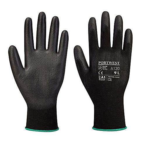 Portwest A120 Breathable PU Palm Glove Black, 10/XL - Sports & Fitness en promo à 1.19€