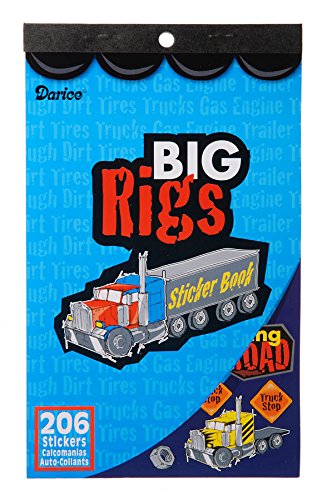 Darice Sticker Book - Big Rigs - 206 stickers - Jouets & Jeux en promo à 8.95€