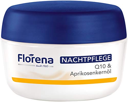 Florena – Soin de nuit anti-rides – Au Q10 – 1 pot de 50 ml - Beauté & Parfums Amazon France à 8.85€