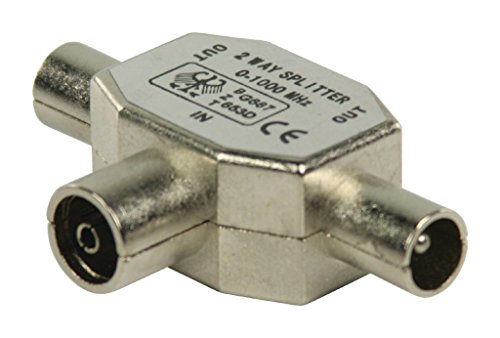 Valueline Répartiteur en T coaxial en métal (Prise coaxiale... en promo à 6,50€ (-56%) sur Amazon FR