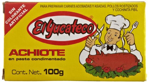 MexGrocer El Yucateco Achiote Paste (100g) - Animalerie Amazon Royaume-Uni à 1.50€