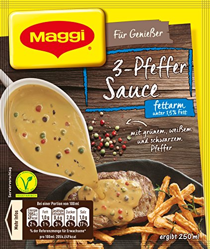 Maggi 3-Pfeffer Sauce, 1er Pack (1 x 250 ml) - High-Tech & Électronique en promo à 1.33€